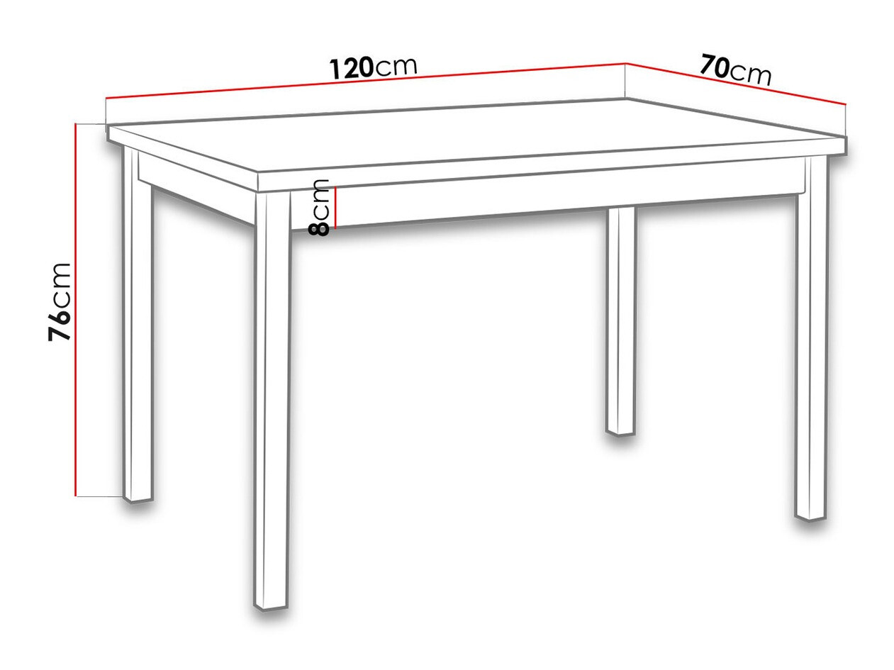 Stol Victorville 119 (Sonoma hrast)