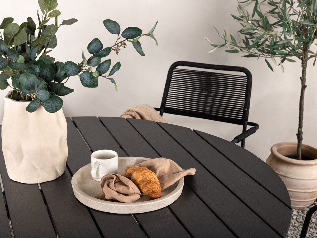 Set stola i stolica Dallas 3924 (Crna)