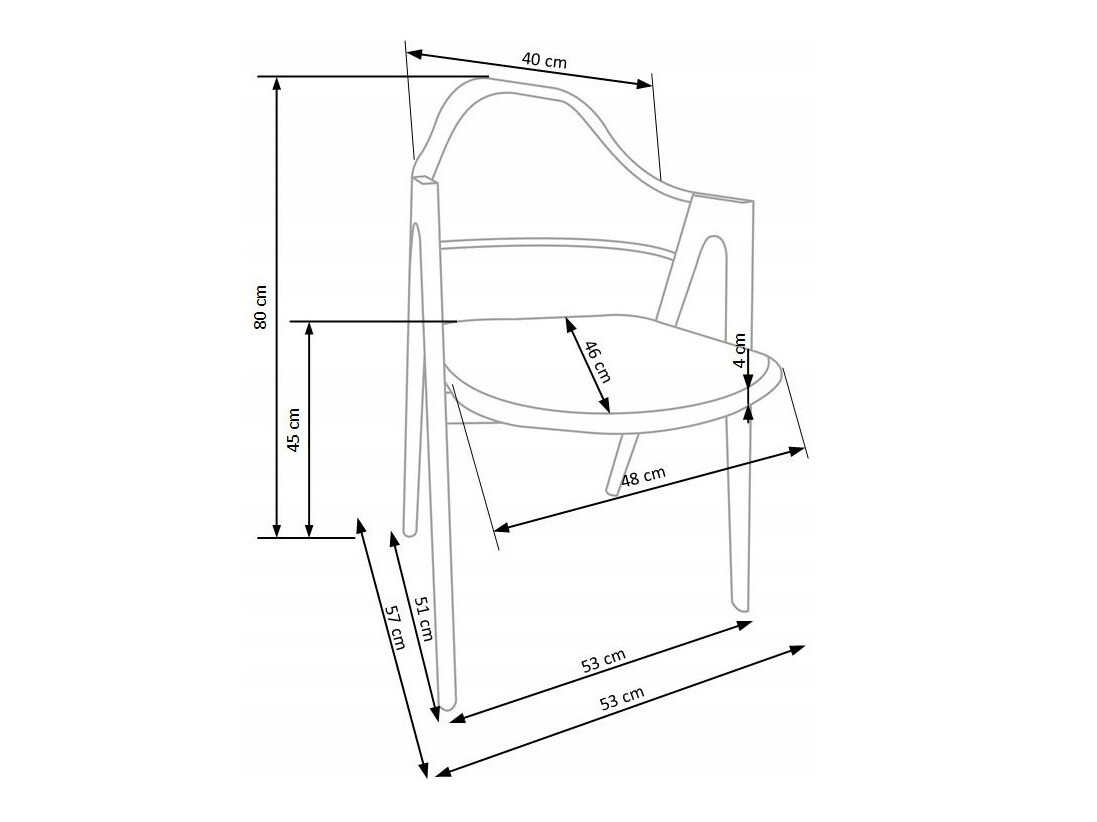 Stolica Houston 1434 (Krem)