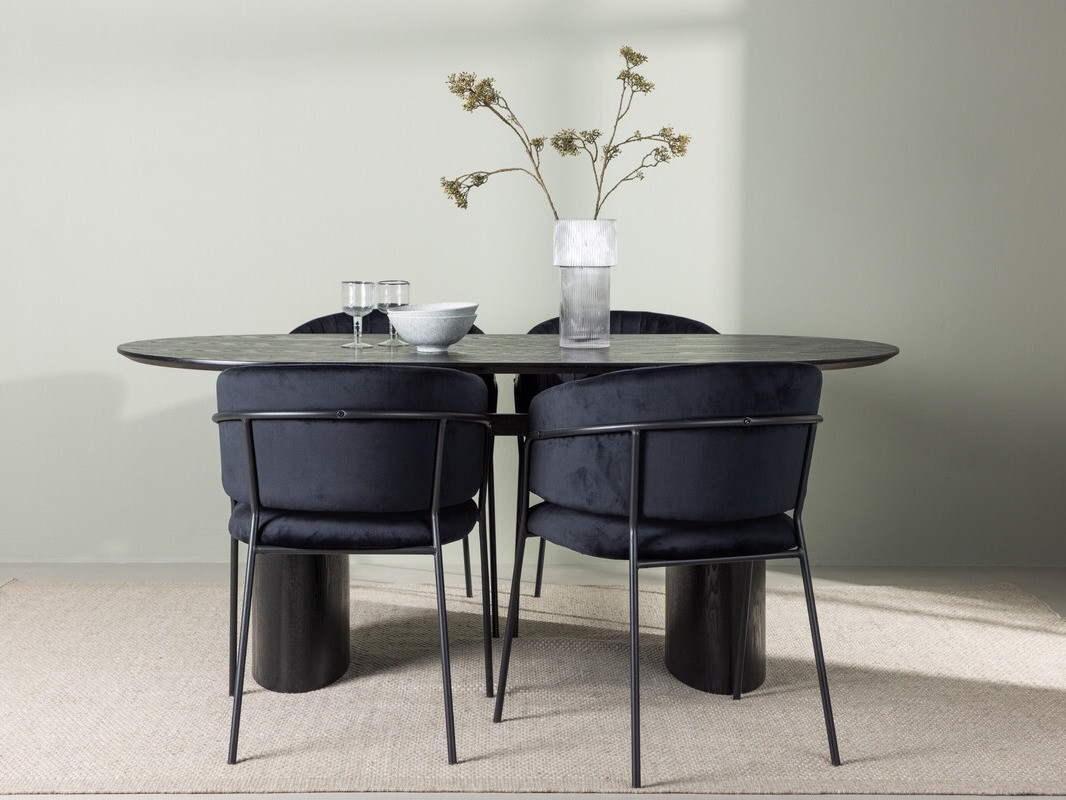 Blagovaonski set Dallas 3994 (Crna)