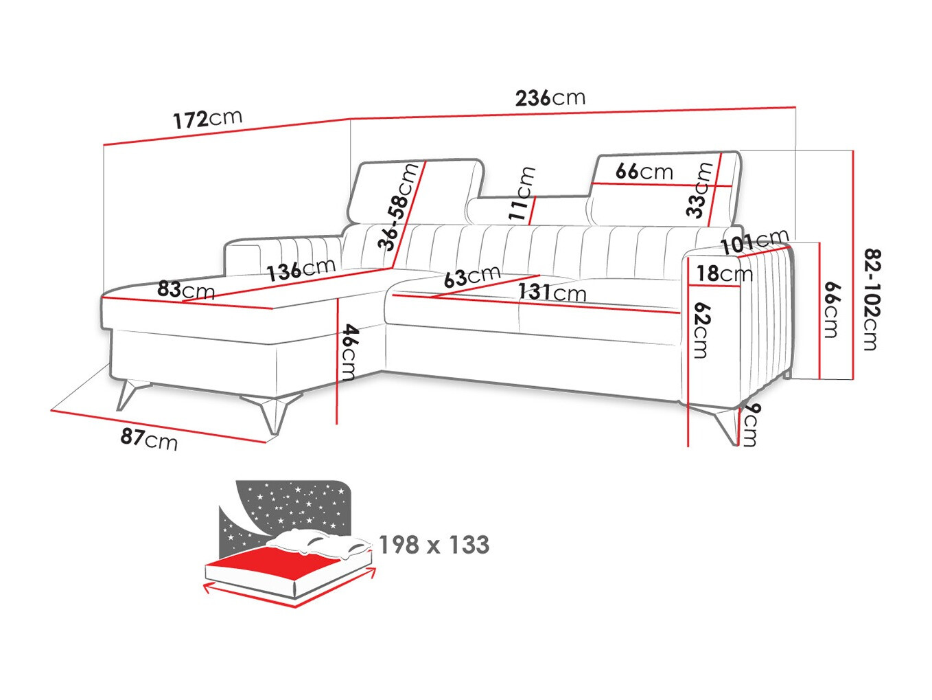 Kutna garnitura Columbus 191 (Poso 14)