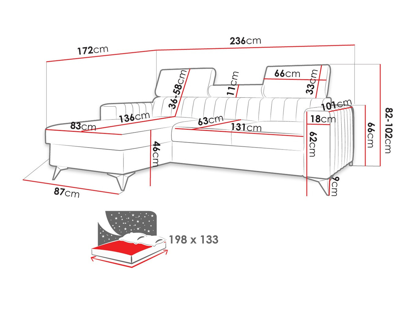 Kutna garnitura Columbus 191 (Poso 14)