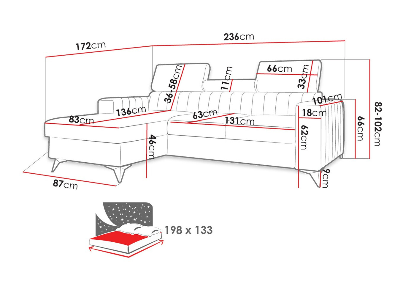 Kutna garnitura Columbus 191 (Poso 22)