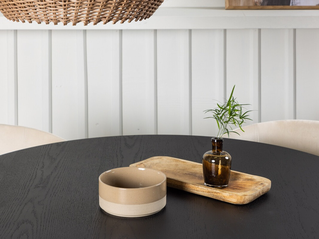 Blagovaonski set Dallas 4006 (Krem + Crna)