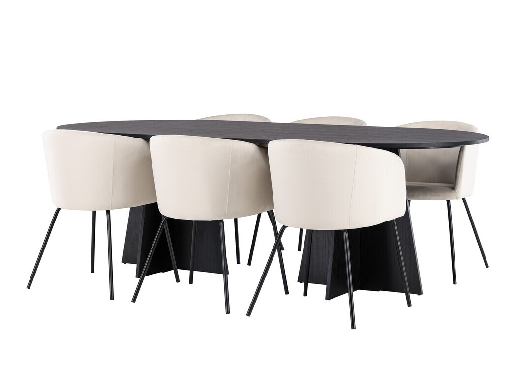 Blagovaonski set Dallas 4019 (Krem)