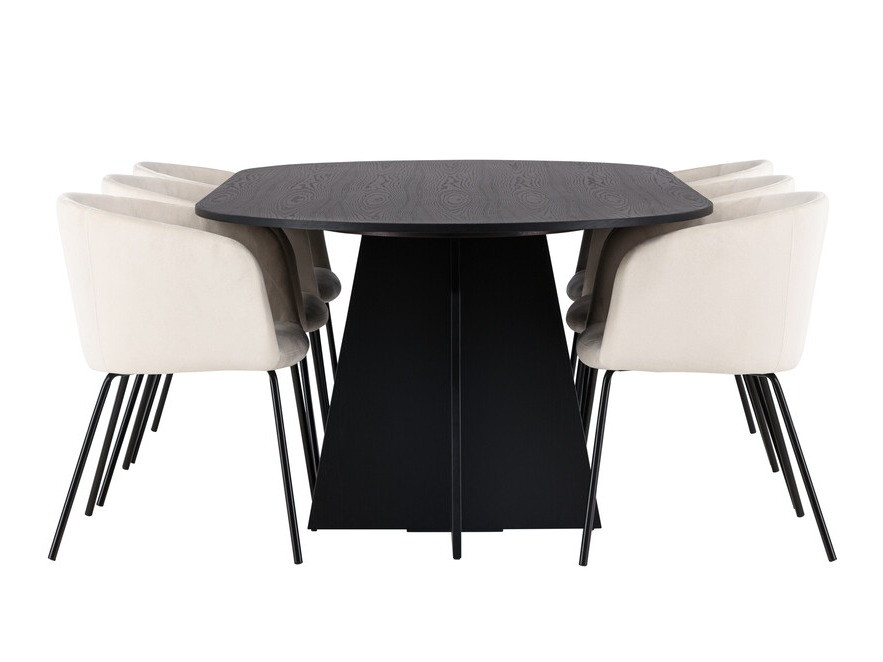 Blagovaonski set Dallas 4019 (Krem)