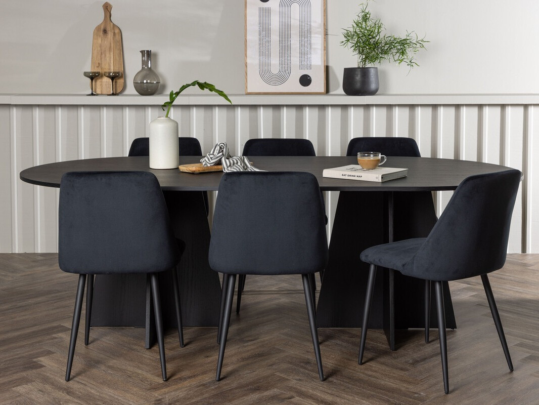 Blagovaonski set Dallas 4020 (Crna)