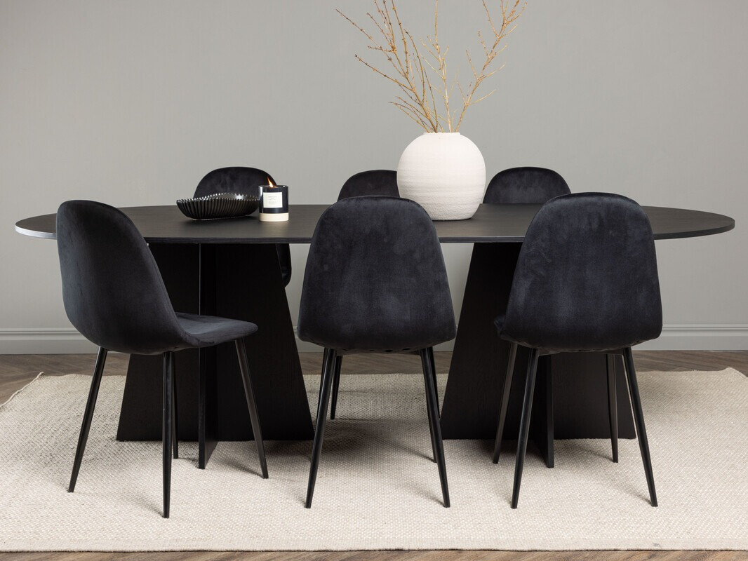 Blagovaonski set Dallas 4032 (Crna)