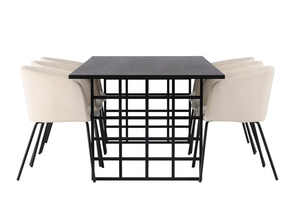 Blagovaonski set Dallas 4041 (Crna)