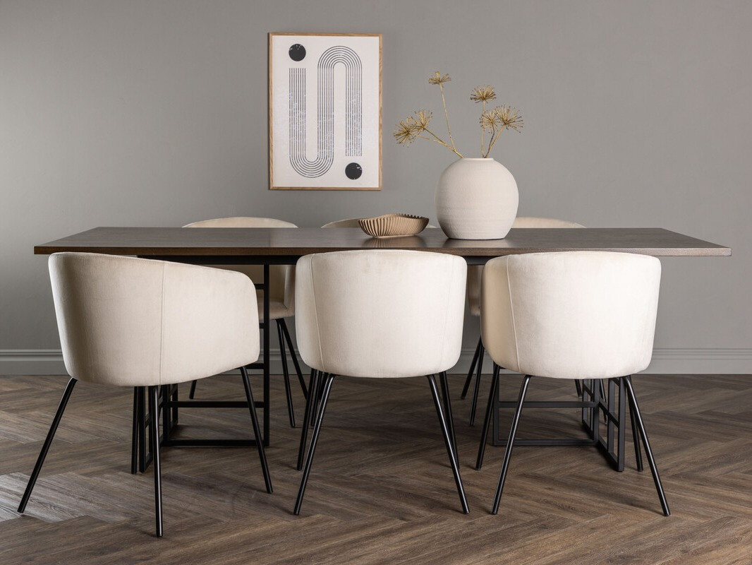 Blagovaonski set Dallas 4041 (Smeđa + Crna)