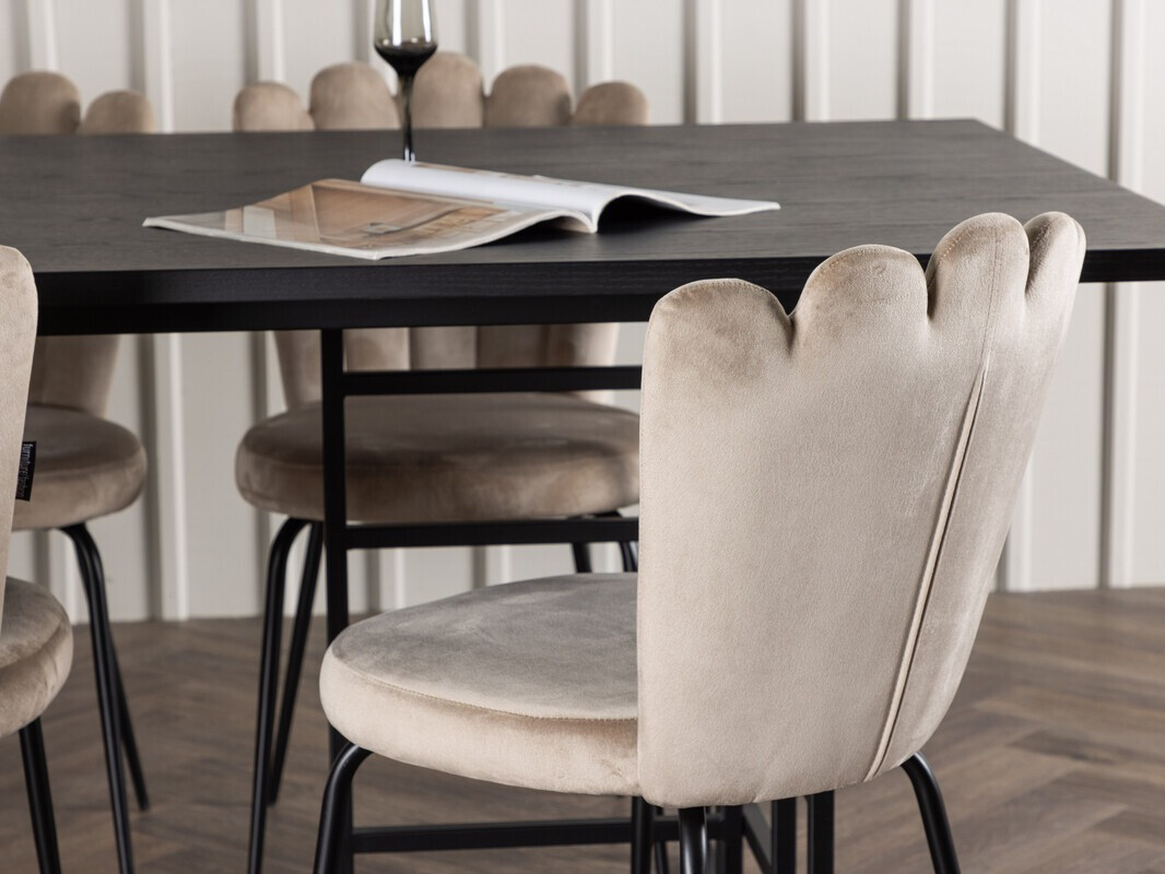 Blagovaonski set Dallas 4042 (Crna)