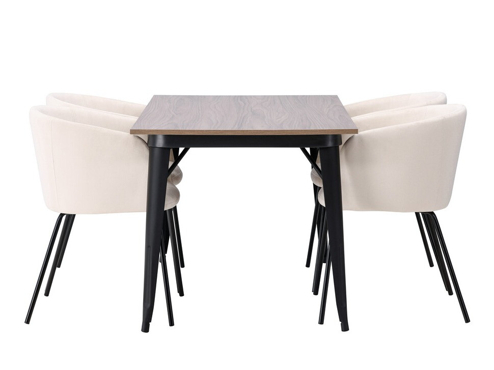 Blagovaonski set Dallas 4044 (Krem + Crna)