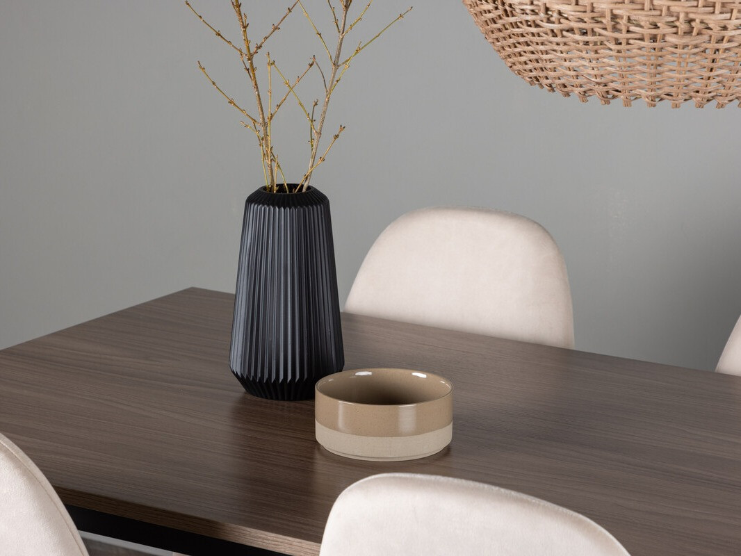 Blagovaonski set Dallas 4046 (Bež + Crna)