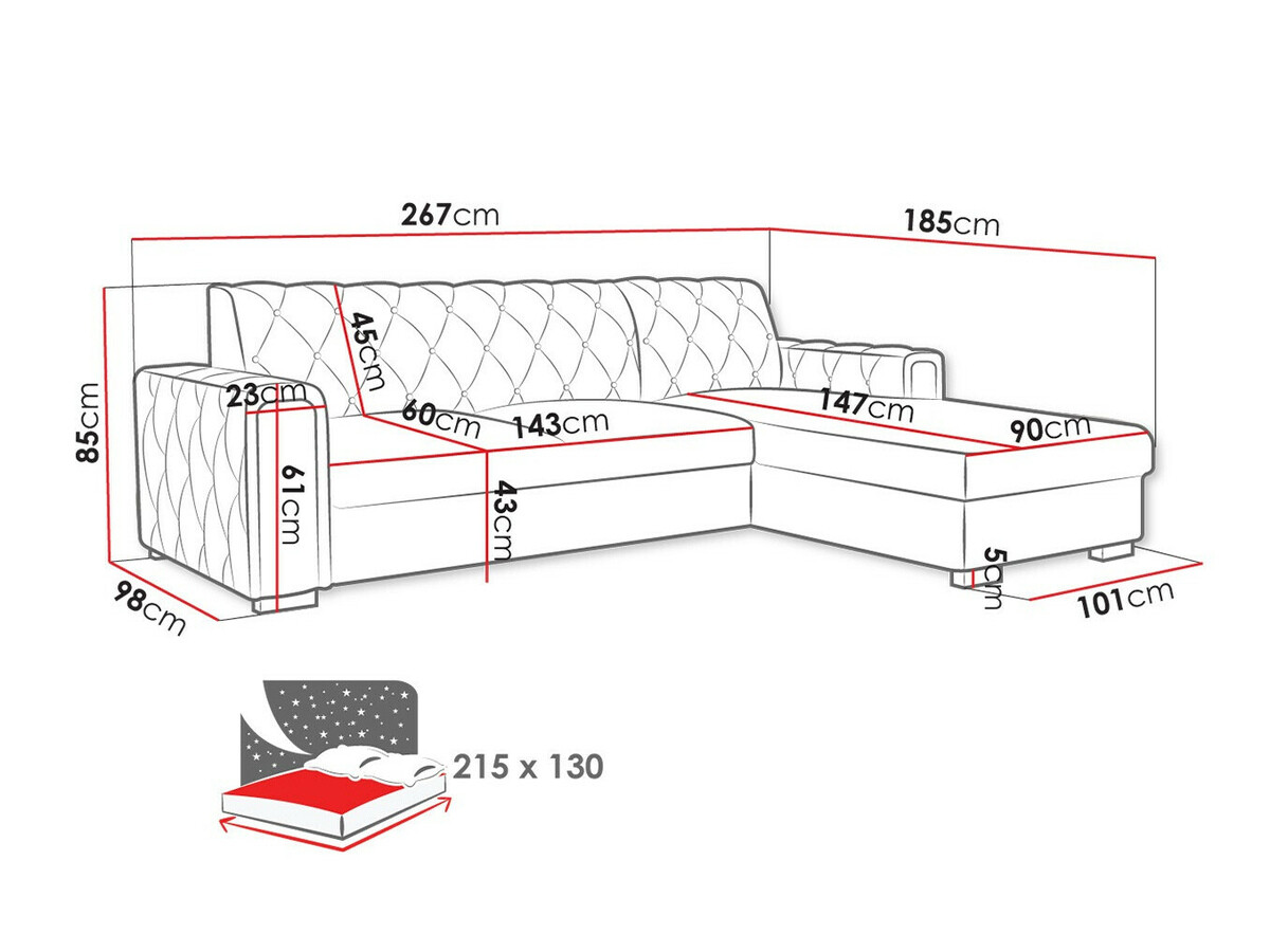 Kutna garnitura Columbus 203 (Kronos 22)