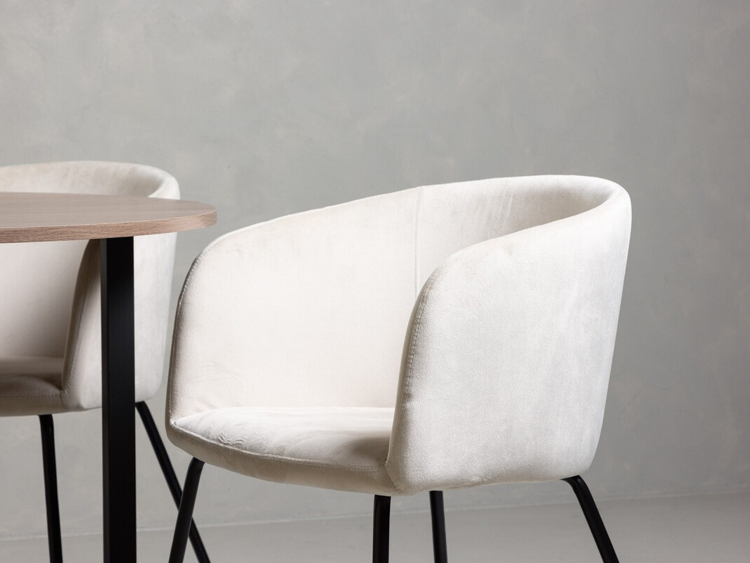 Blagovaonski set Dallas 4052 (Krem + Crna)