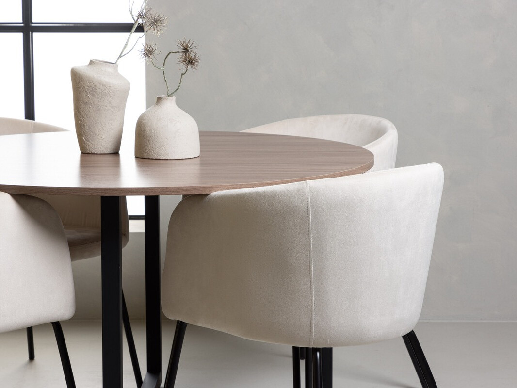 Blagovaonski set Dallas 4052 (Krem + Crna)