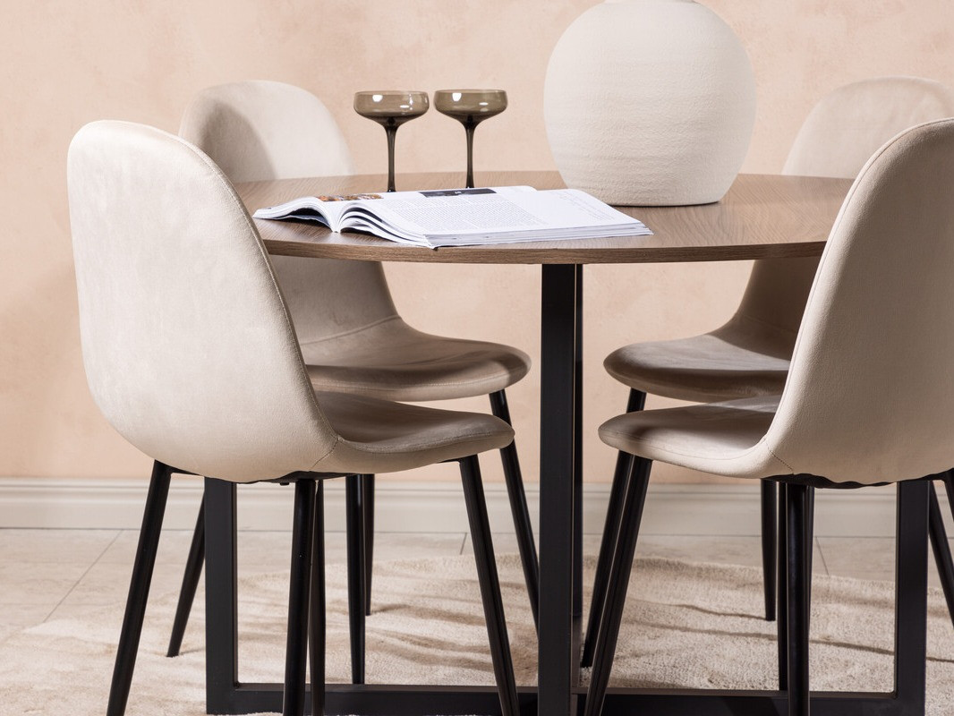 Blagovaonski set Dallas 4054 (Bež + Crna)