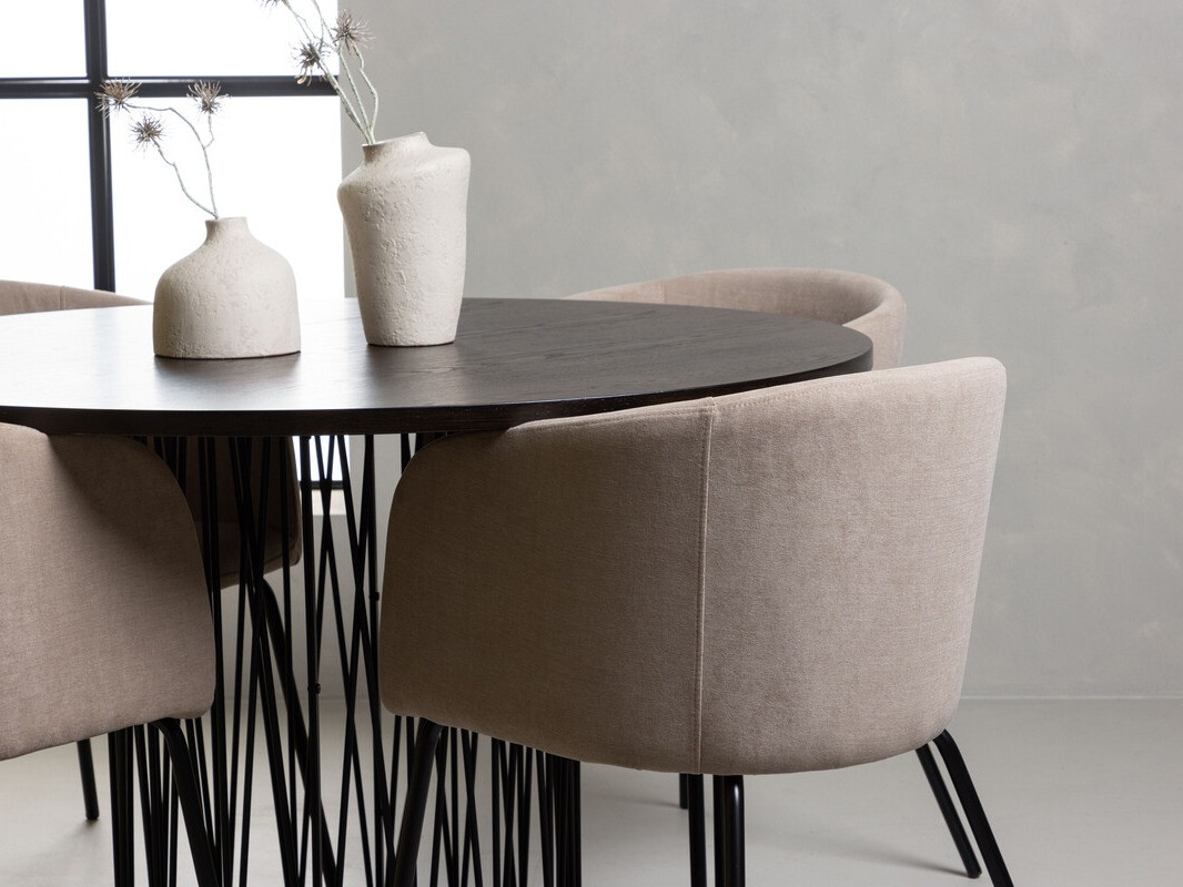 Blagovaonski set Dallas 4068 (Bež + Crna)