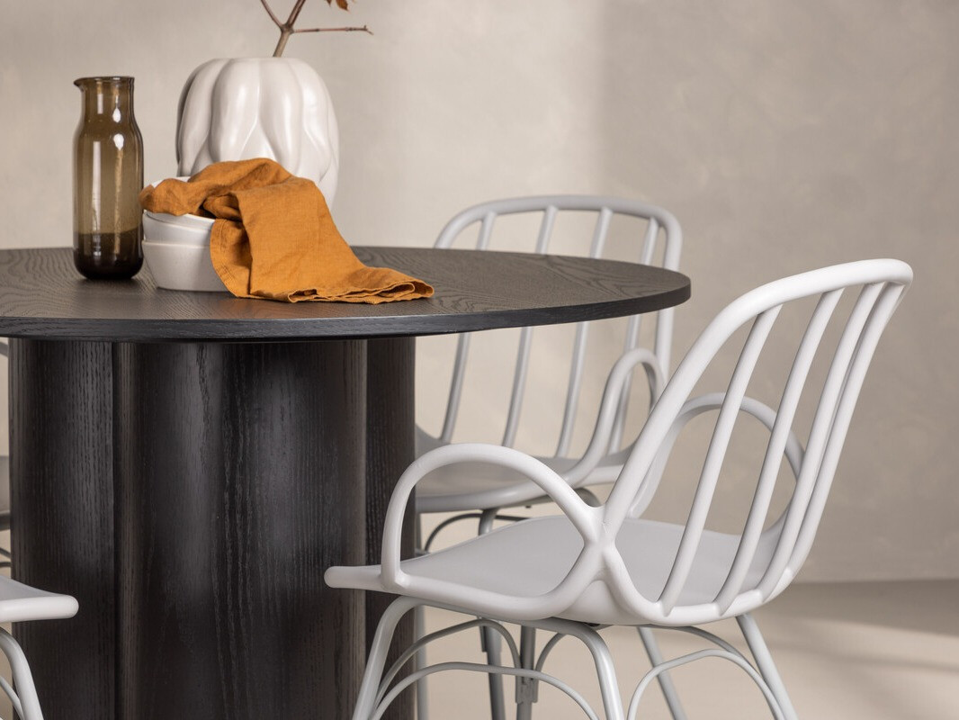 Blagovaonski set Dallas 4077 (Svijetlo siva)