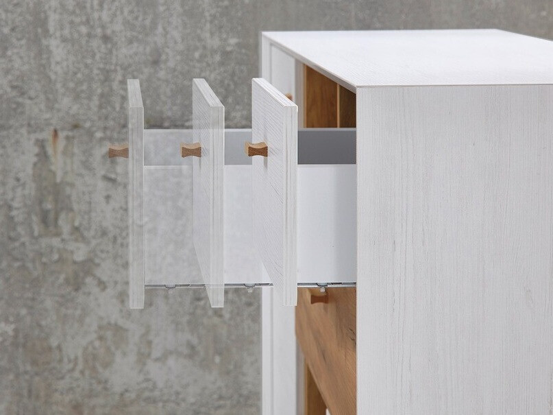 TV stol Sacramento 503 (Bijeljeni bor + Navarra hrast)