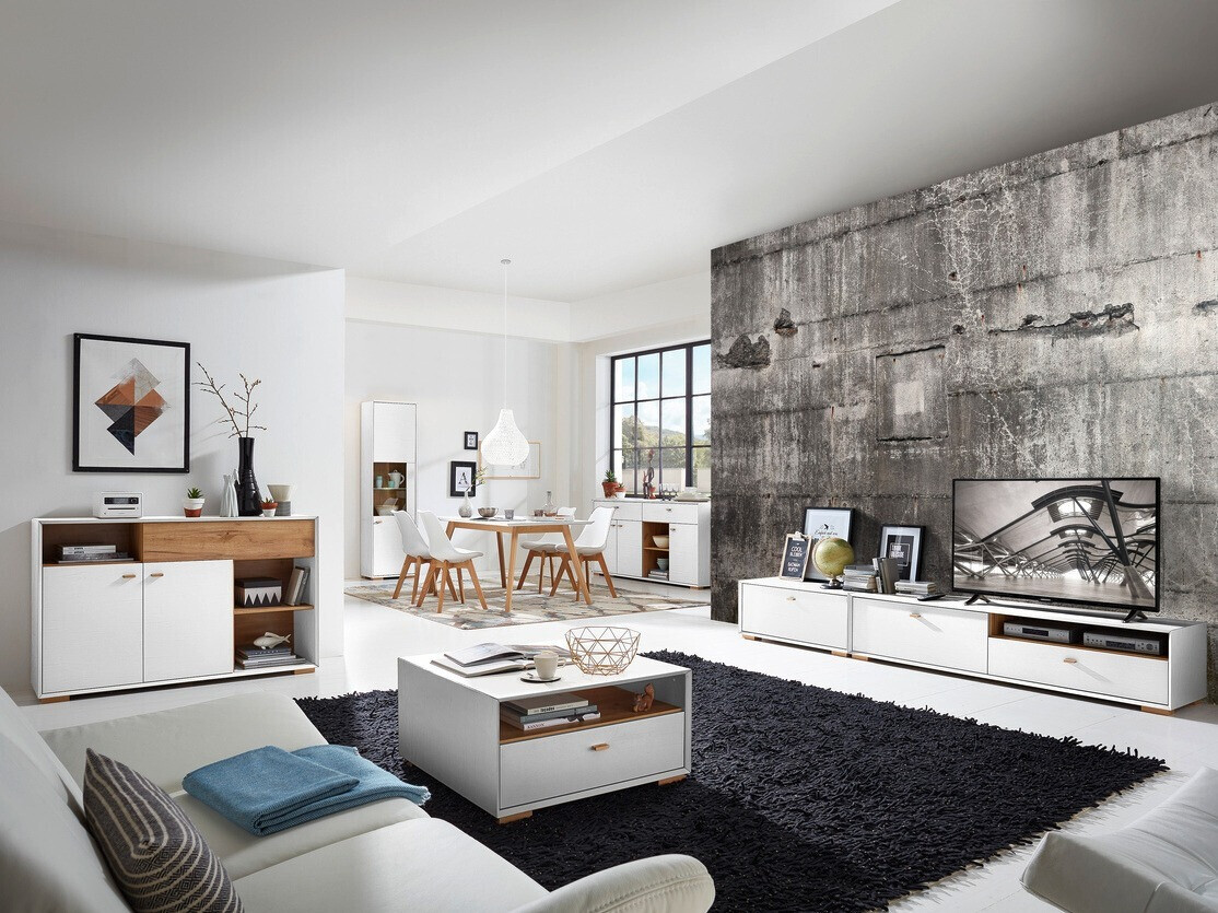 TV stol Sacramento 503 (Bijeljeni bor + Navarra hrast)