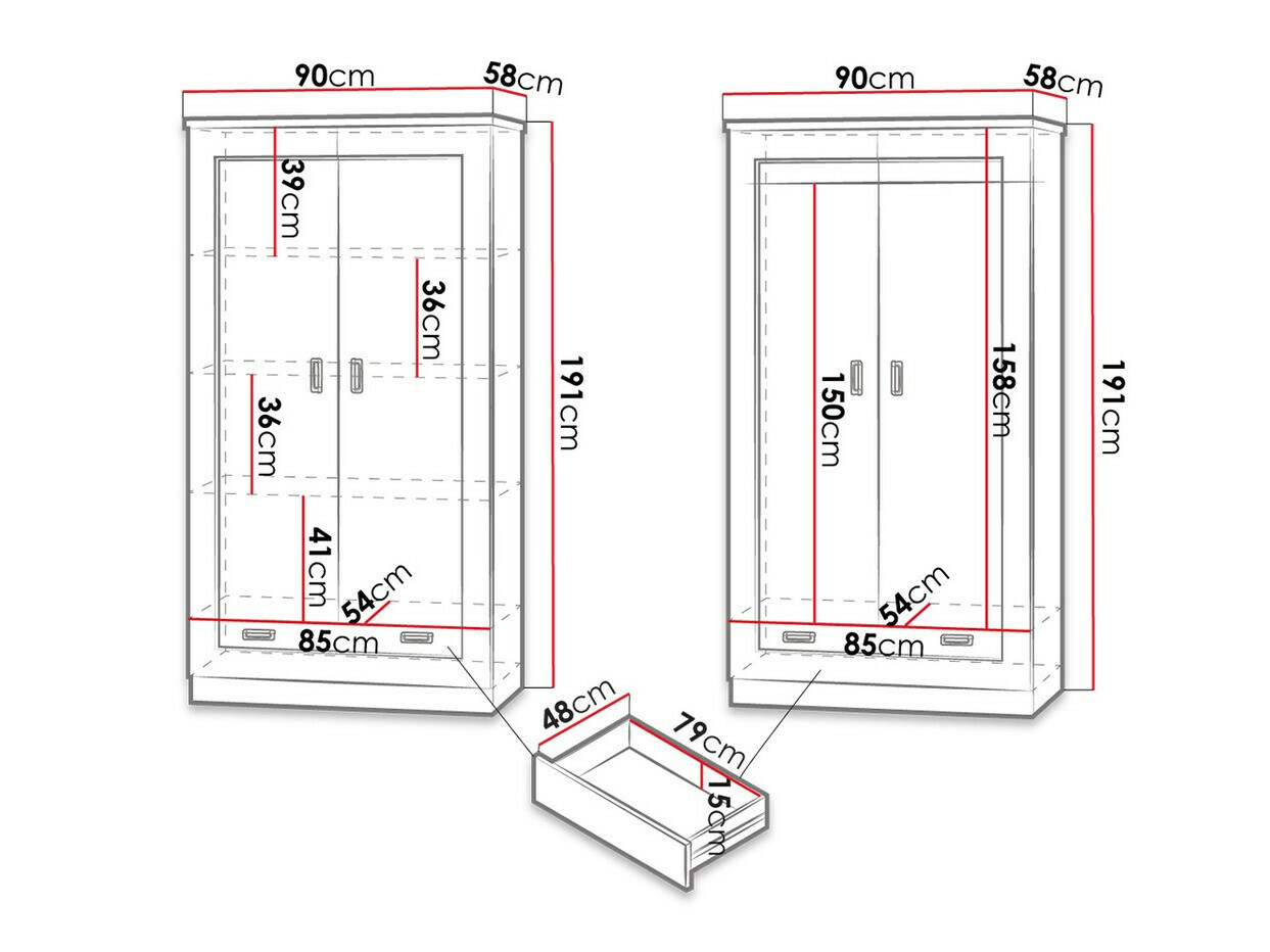 Ormar Lircava 106 (Hrast Lefkas)