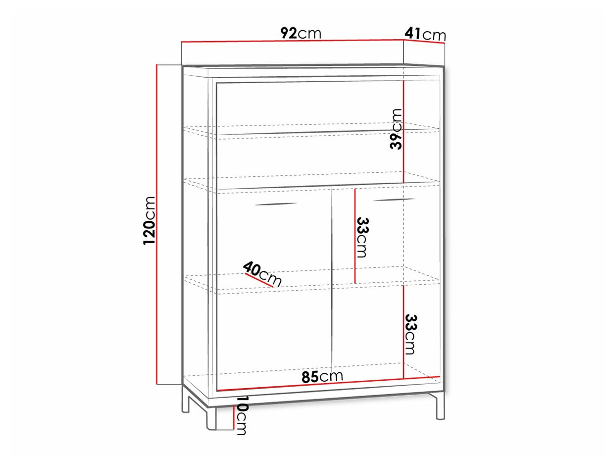 Komoda Etrmoni 103 (Svijetlo drvo)