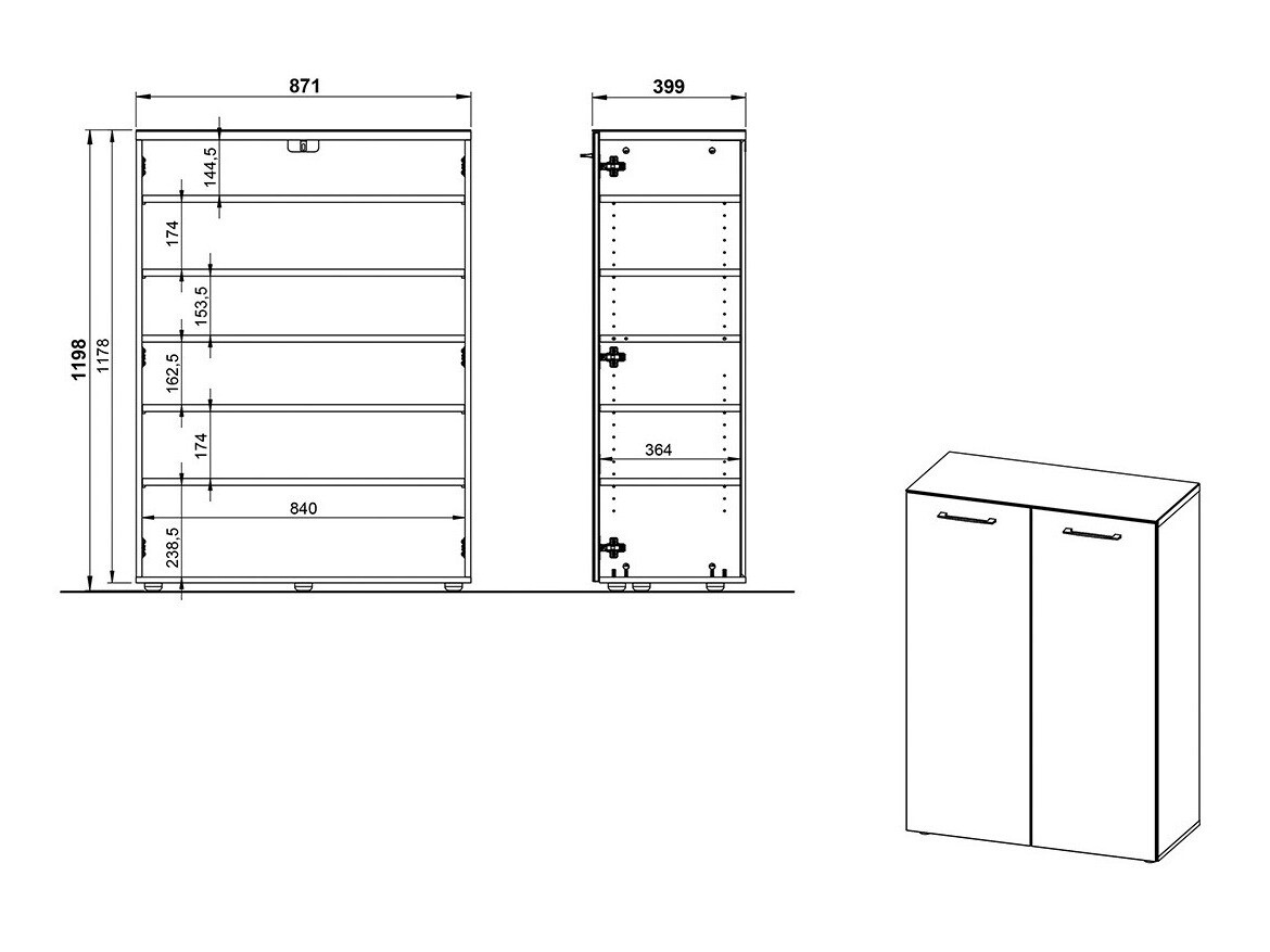Polica za cipele Sacramento 484