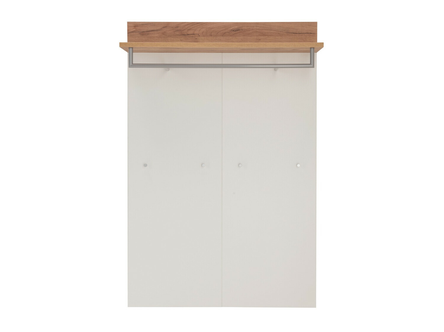 Vješalica Nuveno 103 (Bijela + Navarra hrast)