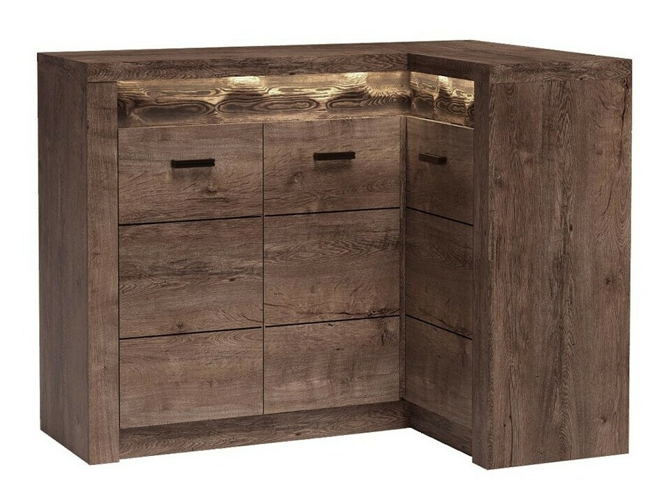 Kutni ormarić Serfeno 112 (Tamni jasen)