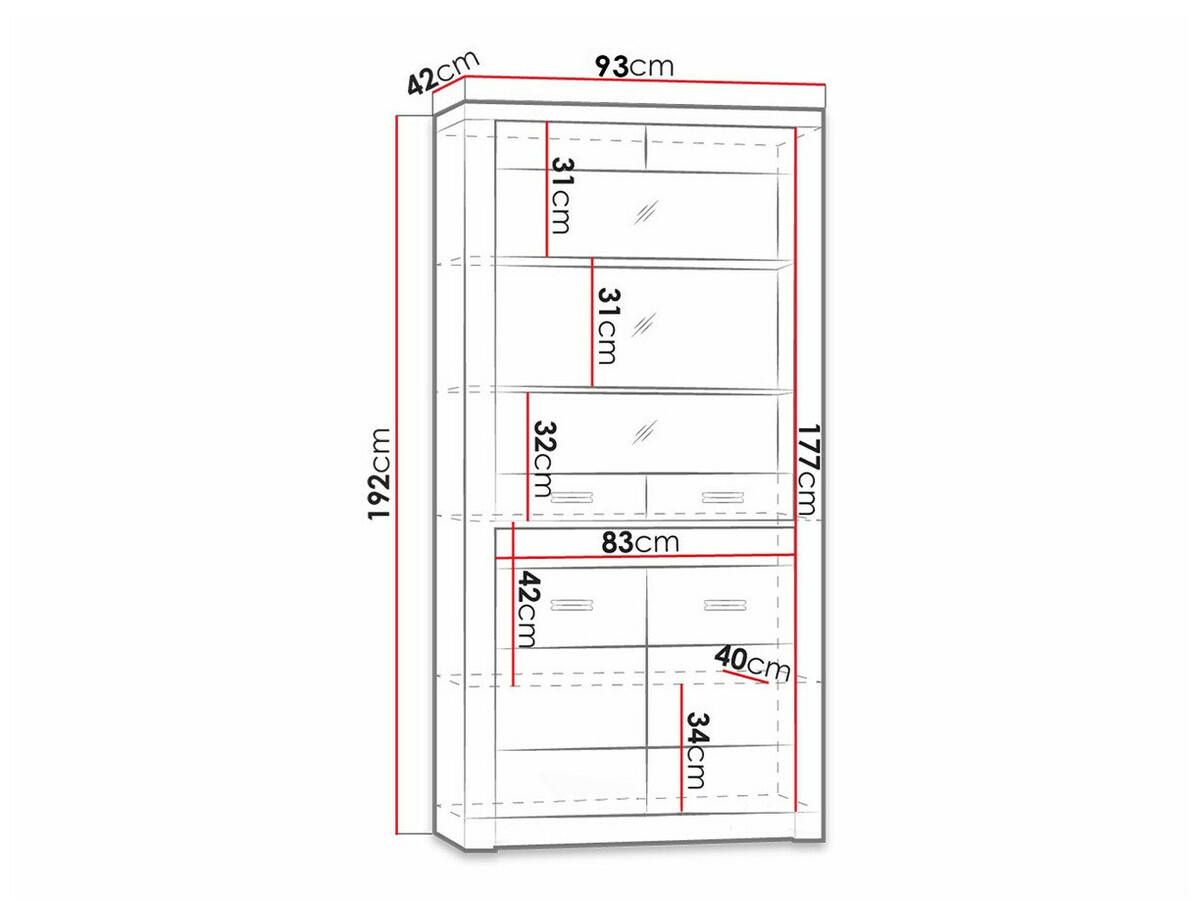 Polica Serfeno 101 (Tamni jasen)