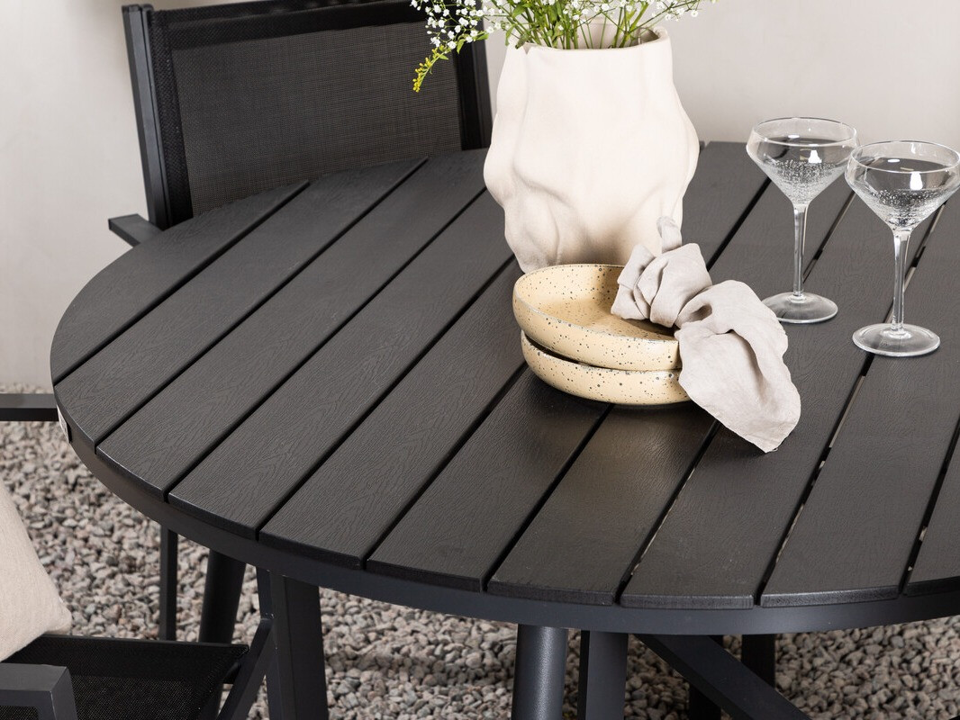 Set stola i stolica Dallas 4088 (Crna)