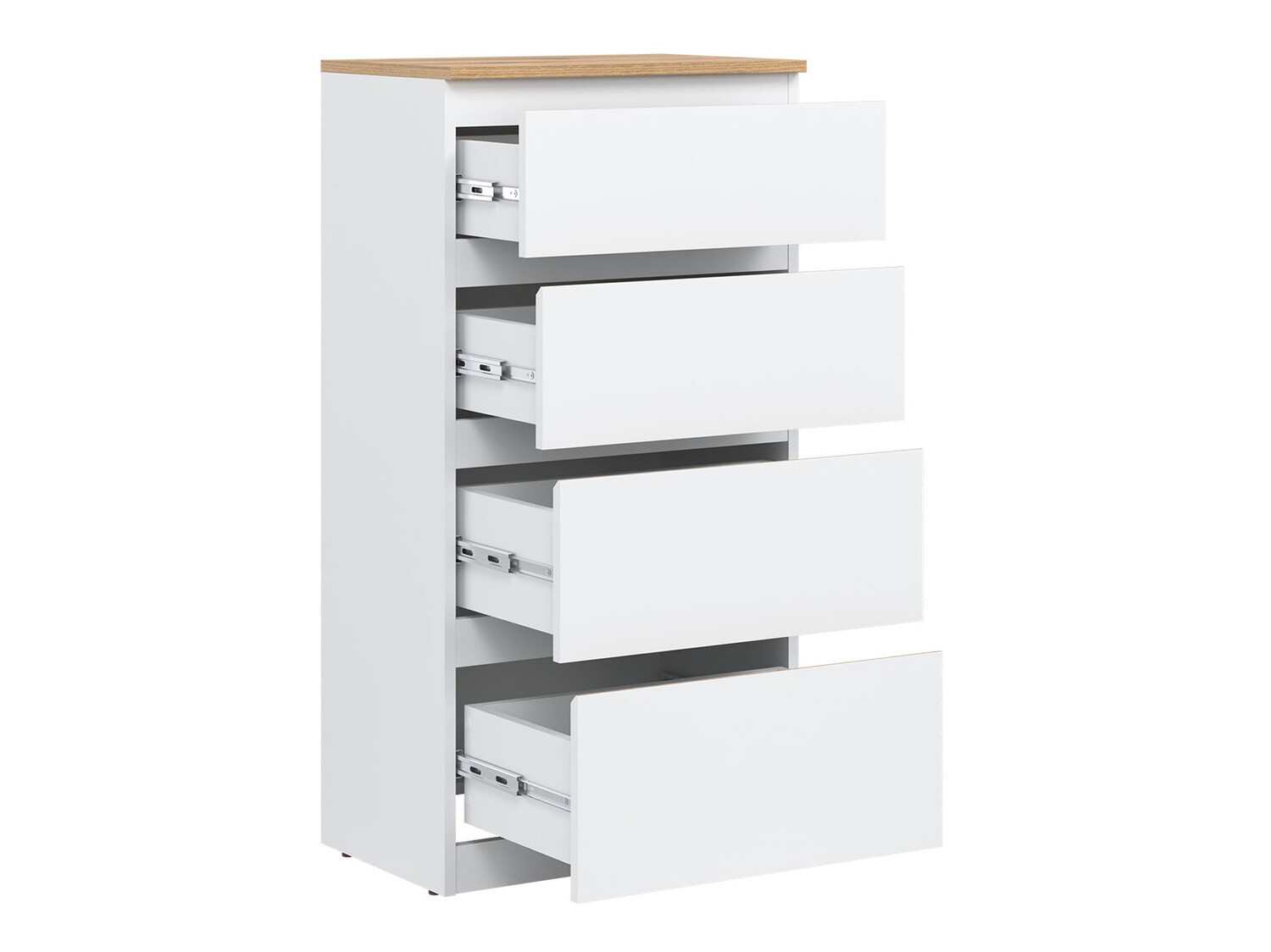 Komoda Catelbi 103 (Bijela + Hrast)