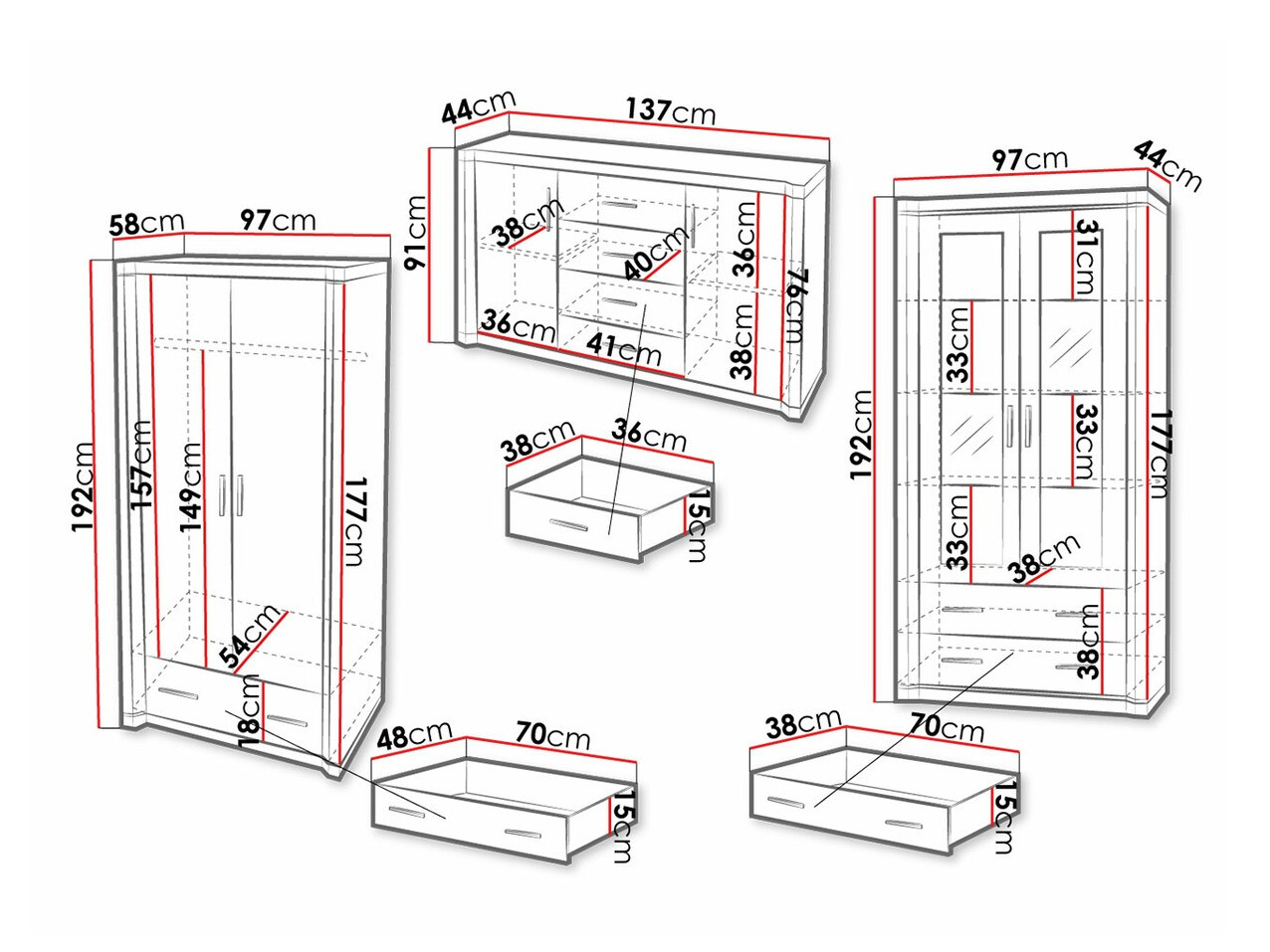 Dnevni boravak Lorelie 125 (Tartuf hrast)