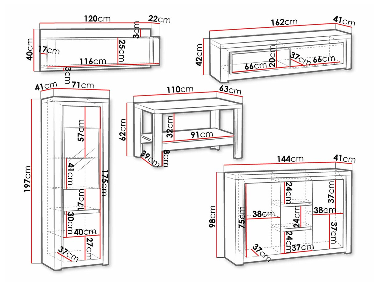 Set za dnevni boravak Etrmona 117