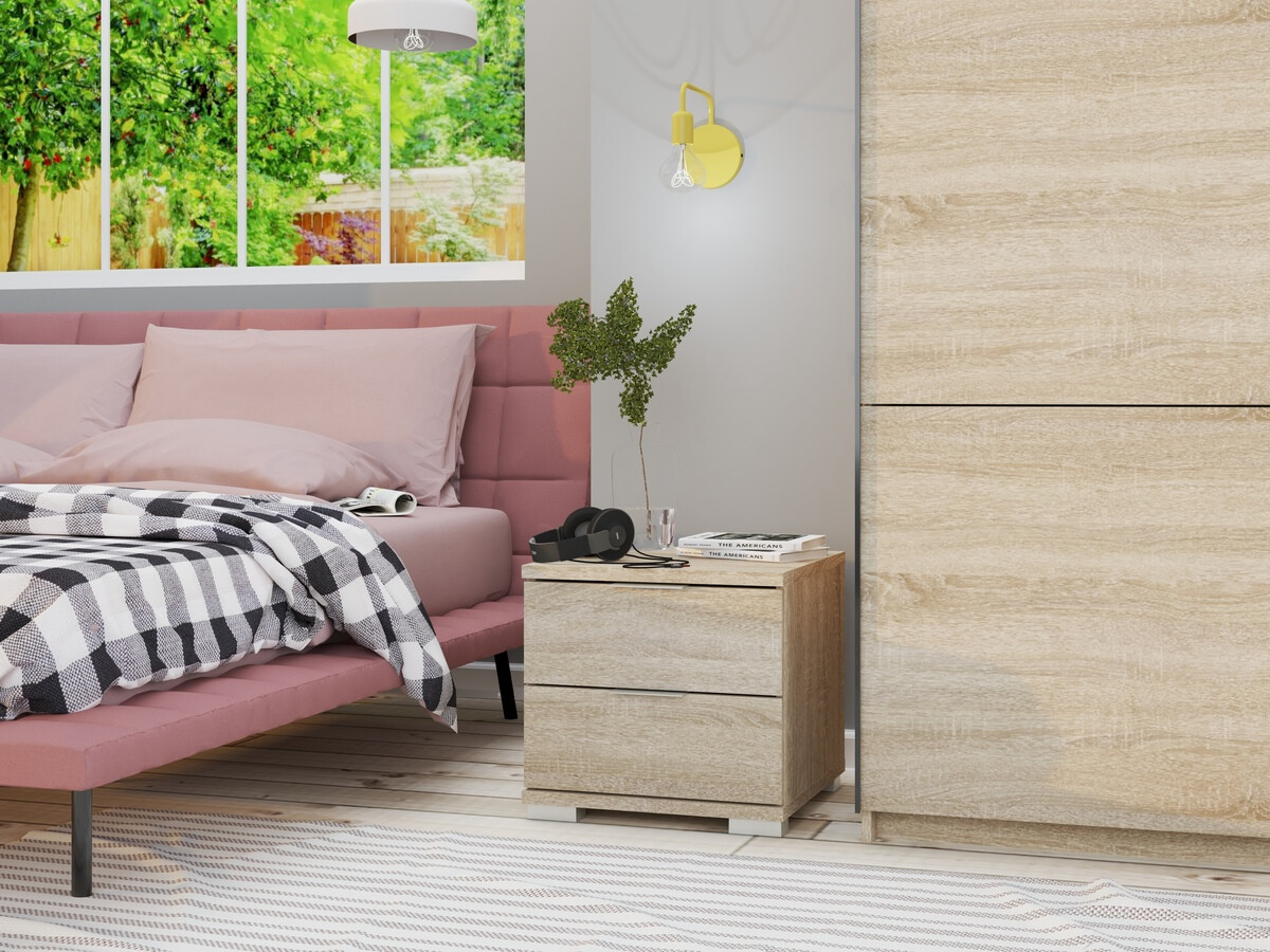 Noćni ormarić Bristol 177 (Sonoma hrast)