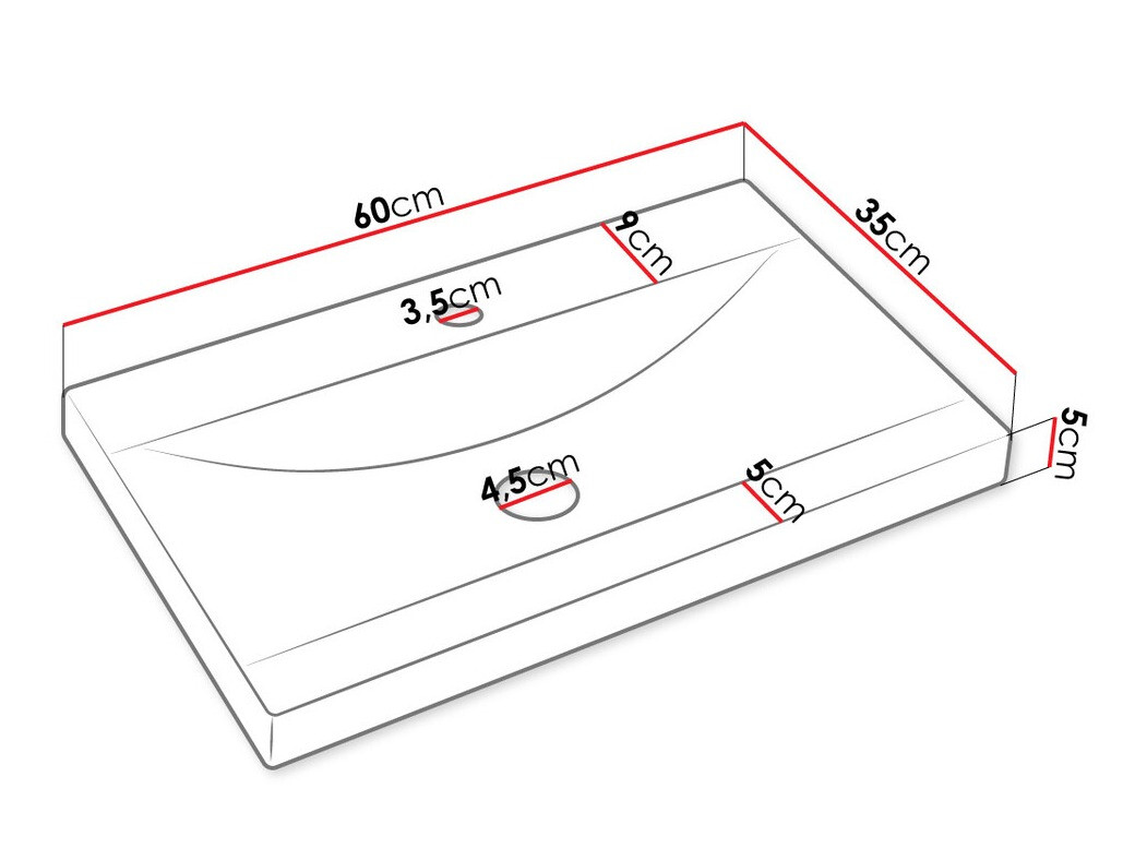 Kupaonski namještaj Comfivo Delphinus (Bijela)