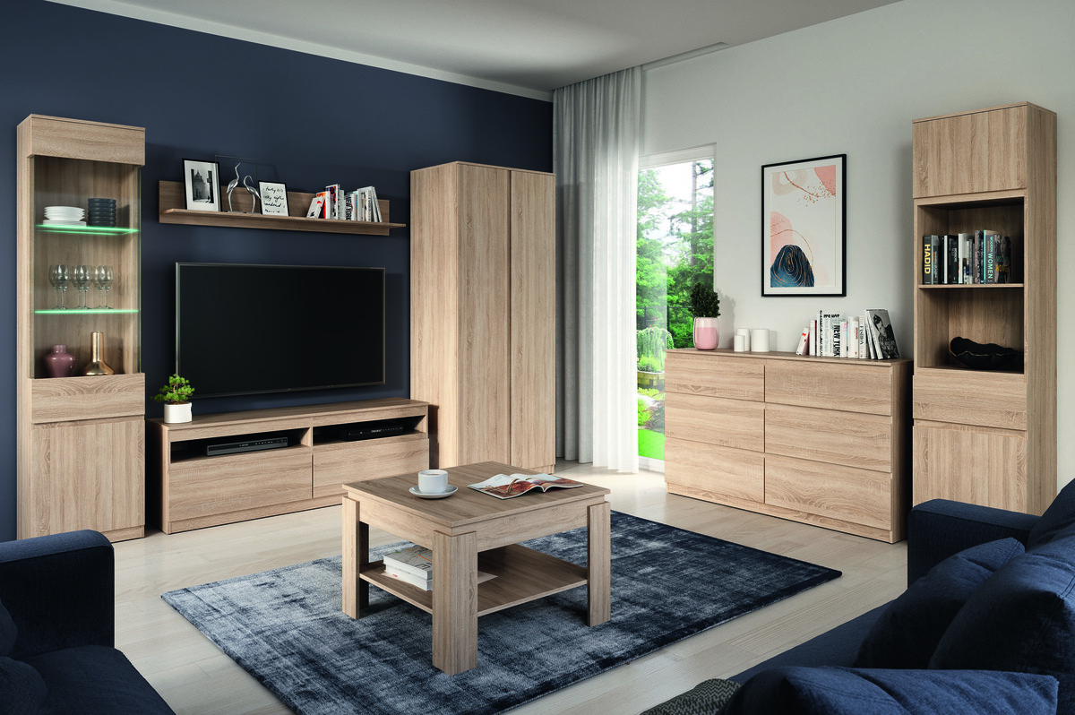 Stolić za kavu Catelbi 114 (Sonoma hrast)