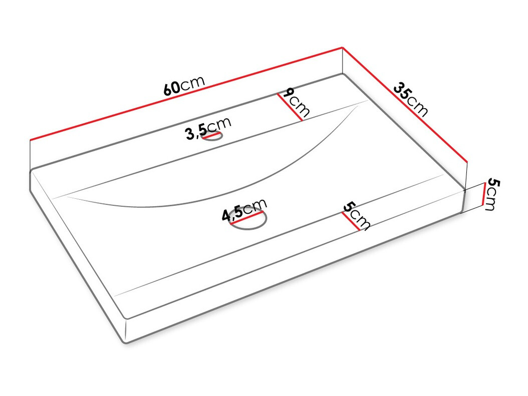 Kupaonski namještaj Comfivo Livciro 104 (Crna + Grafit)