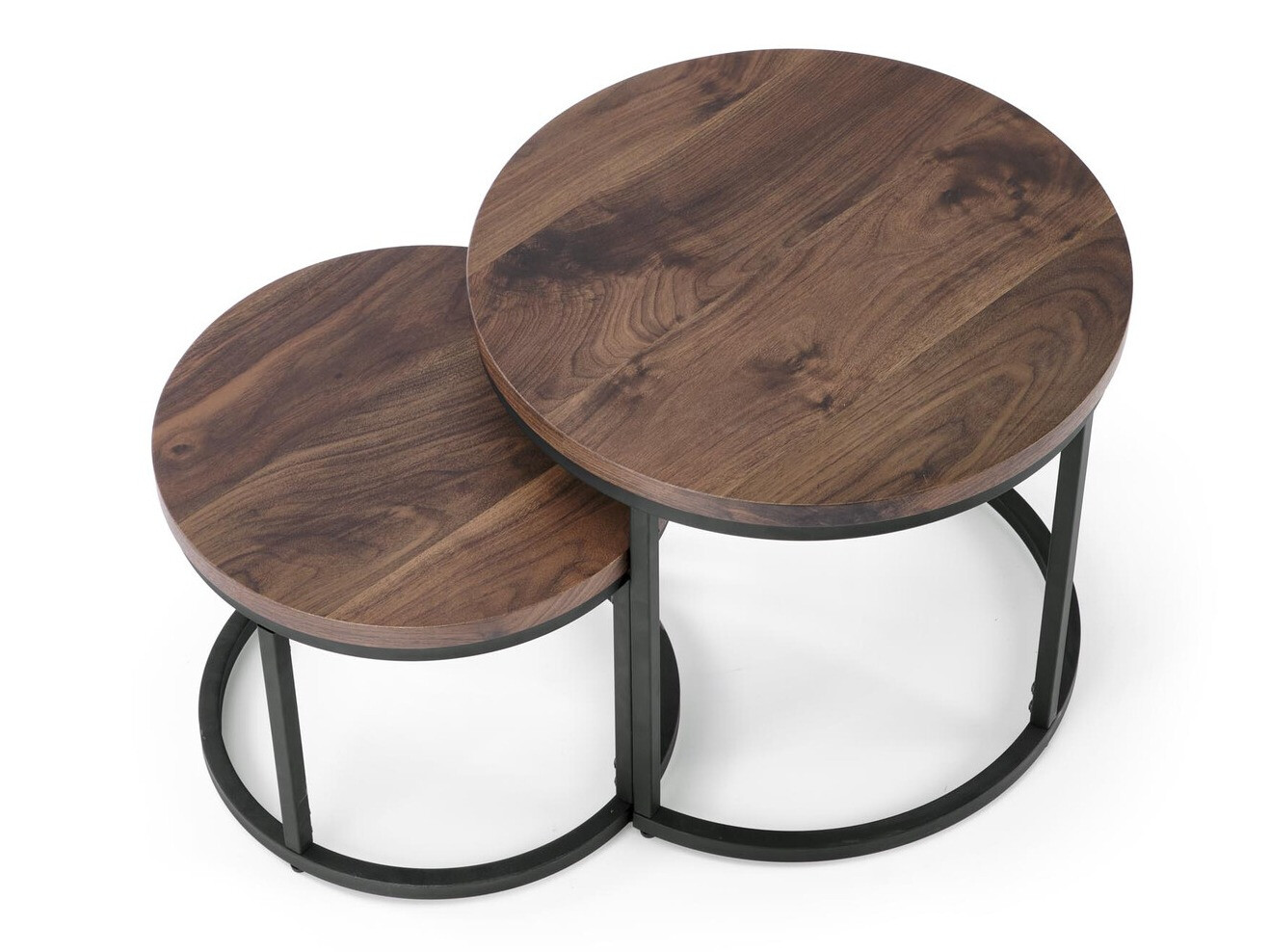 Set stolića za kavu Houston 951 (Orah + Crna)