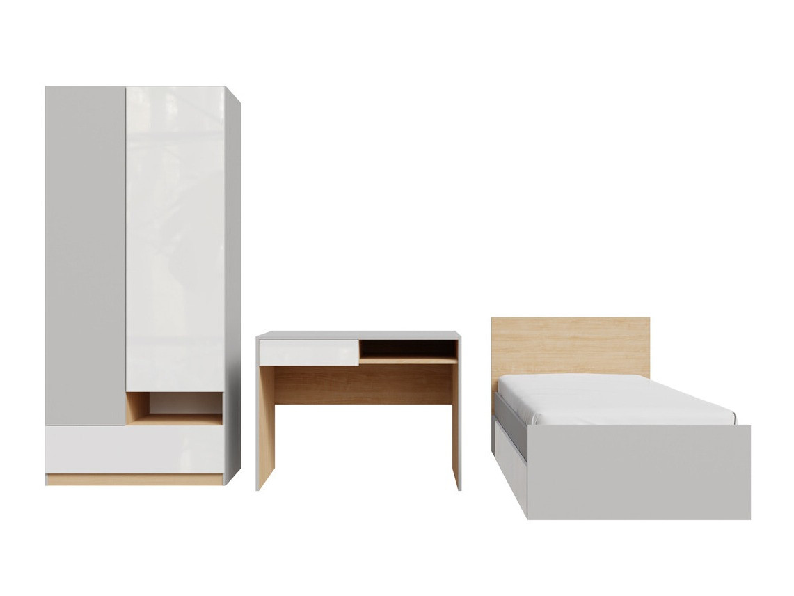 Set namještaja Nuevaru 118 (Sjajno bijela)