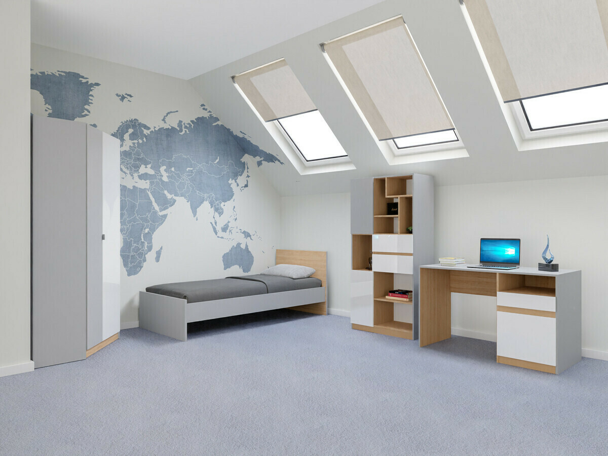 Set namještaja Nuevaru 120 (Sjajno bijela)