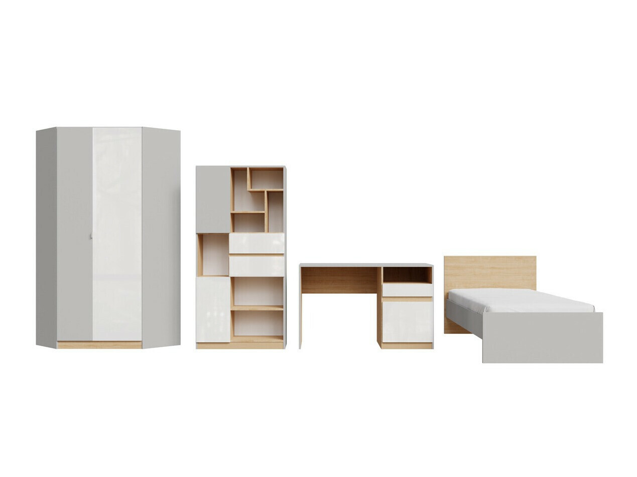 Set namještaja Nuevaru 120 (Sjajno bijela)