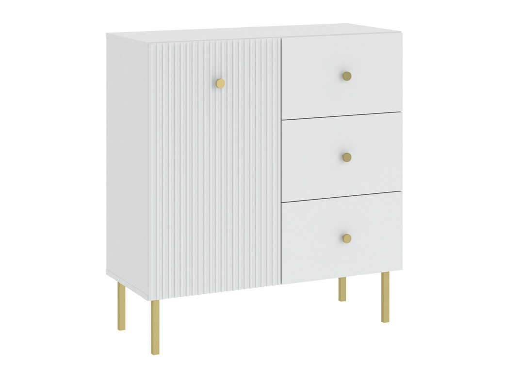 Komoda Etliva 100 (Bijela + Zlatna)