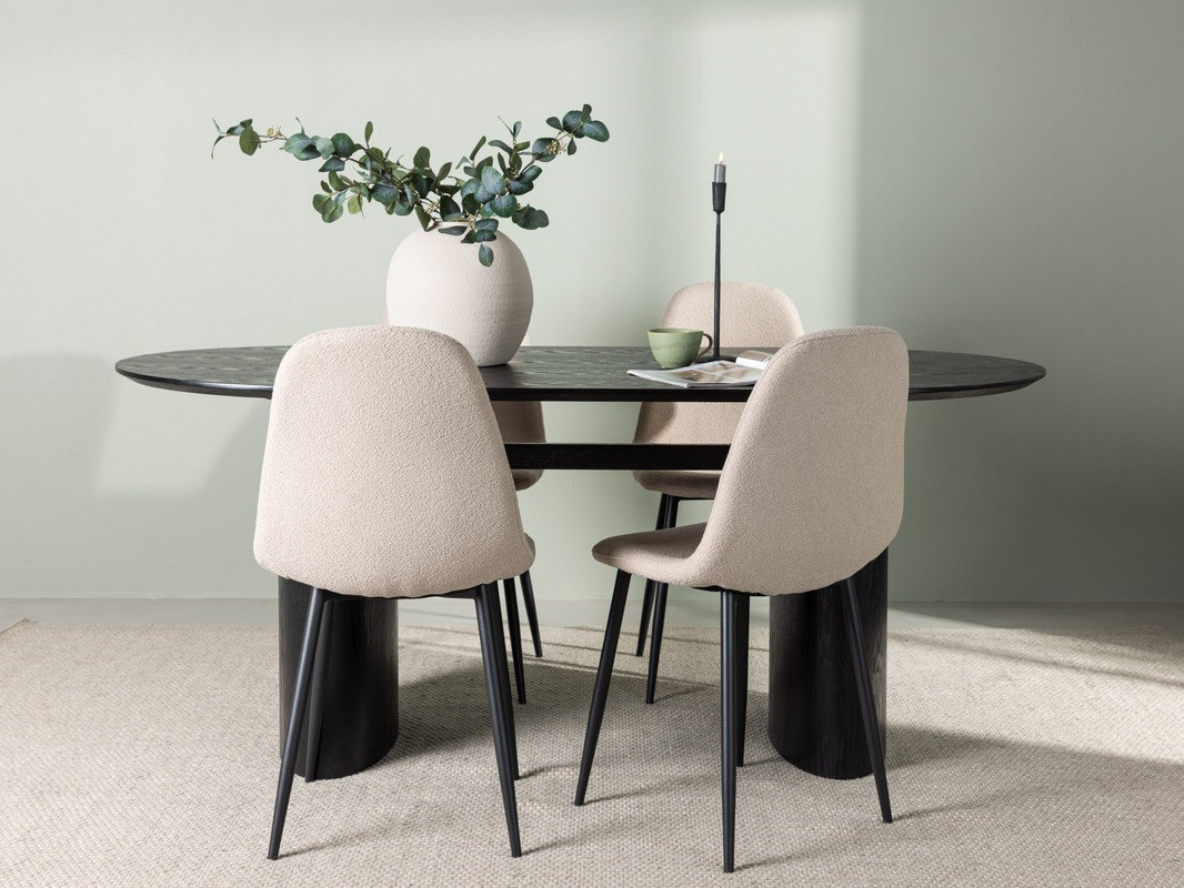 Blagovaonski set Dallas 4559 (Bež + Crna)