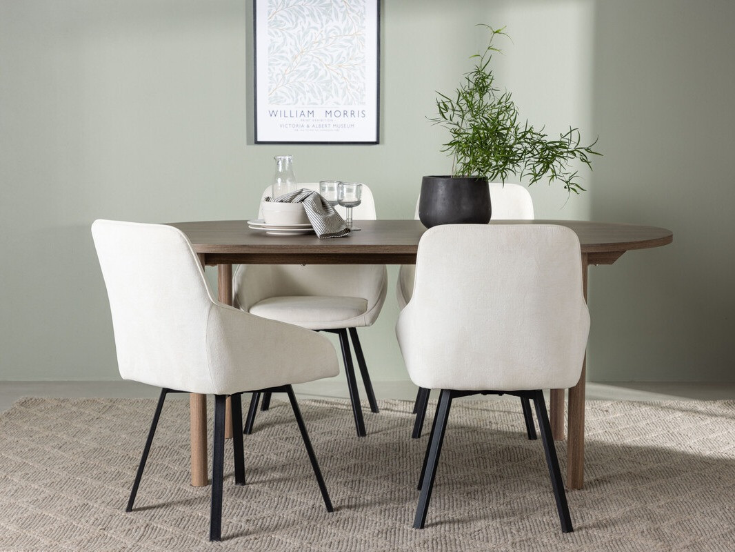 Blagovaonski set Dallas 4131 (Bež + Crna)