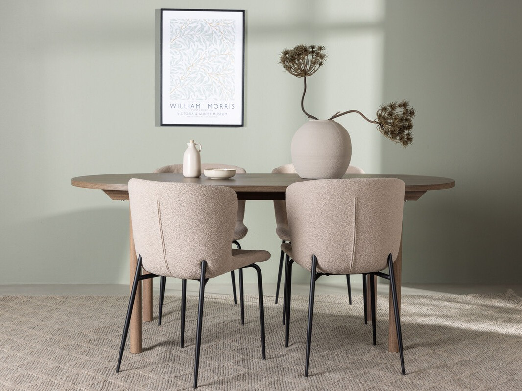 Blagovaonski set Dallas 4132 (Bež + Crna)