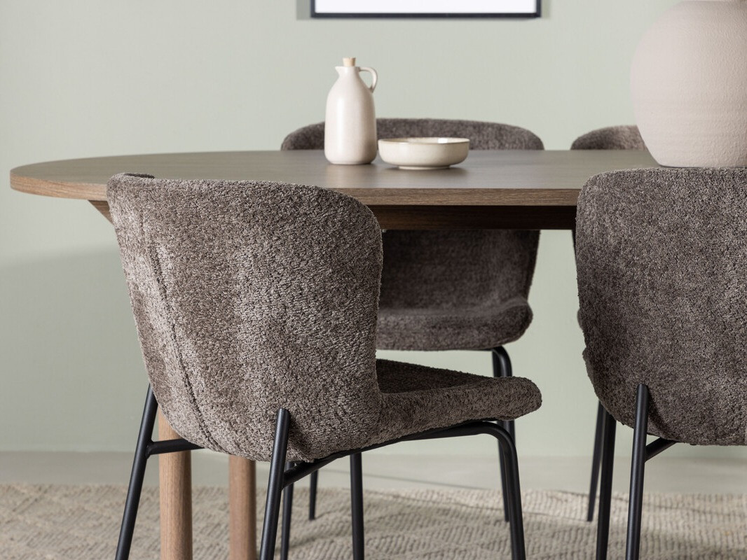 Blagovaonski set Dallas 4132 (Smeđa + Crna)