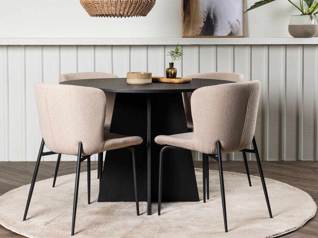 Blagovaonski set Dallas 4147 (Bež + Crna)