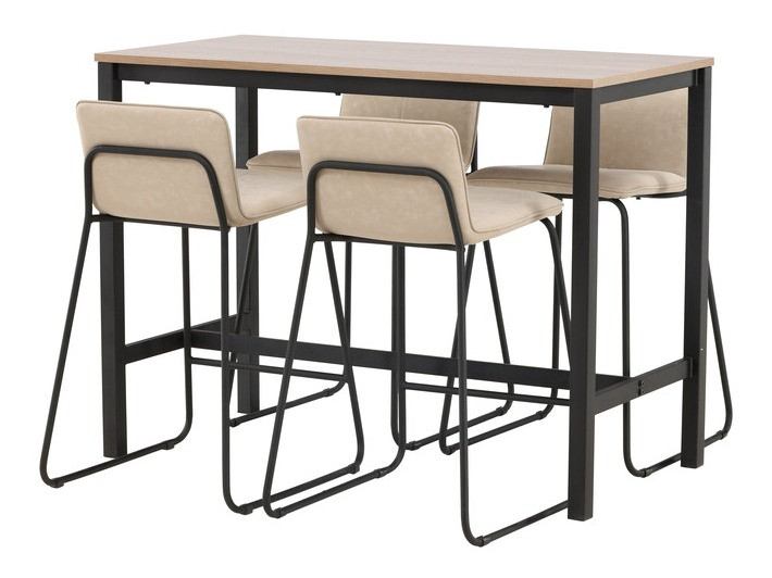 Blagovaonski set Dallas 4155 (Bež + Crna)